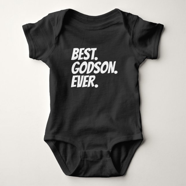 Best Godson Ever Baby Bodysuit (Front)