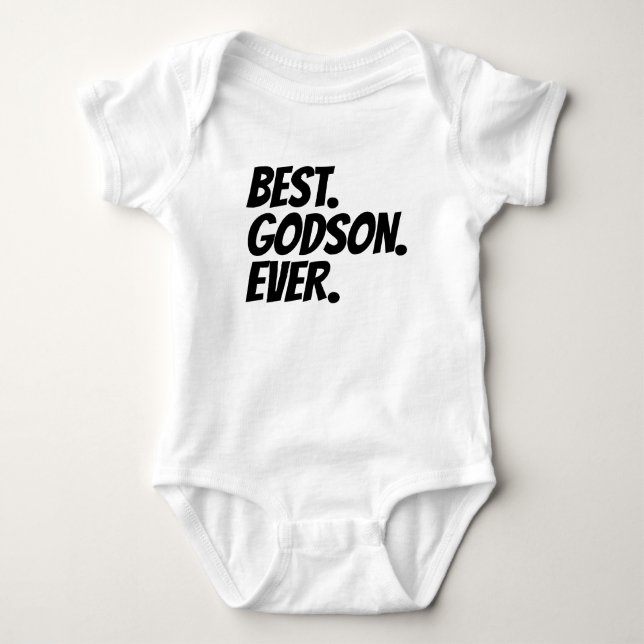 Best Godson Ever Baby Bodysuit (Front)
