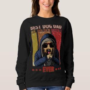 Best Golden Doodle Dog Dad Life Vintage Father's D Sweatshirt