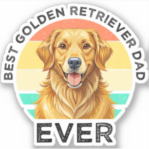 Best Golden Retriever Dad Ever