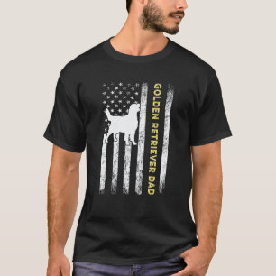 Best Golden Retriever Dad Ever Dog Lover American T-Shirt