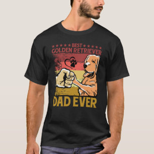 Best Golden Retriever Dad Ever Dog Saying 1 T-Shirt