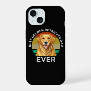 Best Golden Retriever Dad Ever iPhone 15 Case