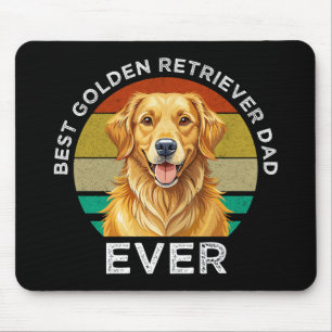 Best Golden Retriever Dad Ever Mouse Mat