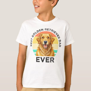 Best Golden Retriever Dad Ever T-Shirt