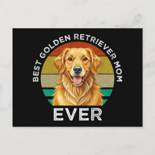 Best Golden Retriever Mum Ever Postcard