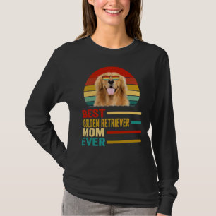 Best Golden Retriever Mum Ever Retro T-Shirt