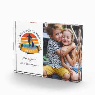 Best Golf Bonus Dad By Par Retro Step Fathers Day Photo Block