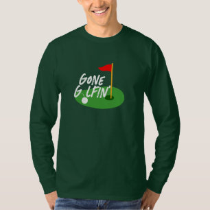 Best Golf GIf Idea  Funny Gone Golfing T-Shirt