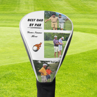 Best Golf Gifts For Dad Personalised Photo & Name  Head Cover