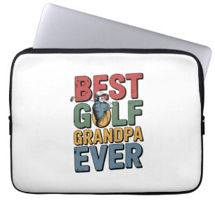 Best Golf Grandpa Ever Laptop Sleeve
