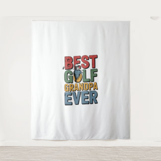 Best Golf Grandpa Ever Tapestry