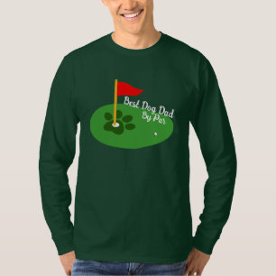 Best Golf Lover Dog Dad Golf Gift T-Shirt