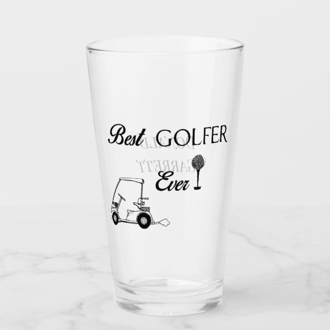 Best Golfer Glass (Front)