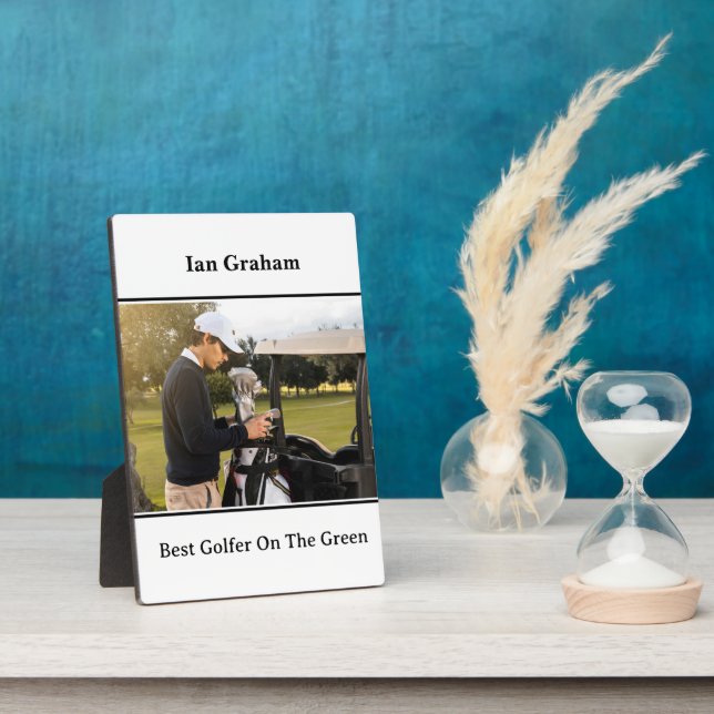 Best Golfer Plaque (Side)
