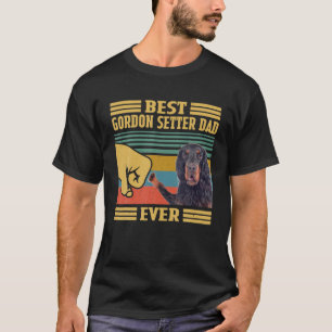 Best Gordon Setter Dad Ever Vintage Fathers Day Ch T-Shirt