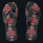 Best Gothic Gift Accessories Flip Flops<br><div class="desc">Goth Subculture Fashion. © Copyright HGIFY | Planet Mars Store. All Rights Reserved. Add Your Own Text.</div>