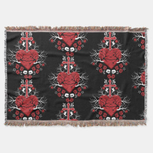 Best Gothic Gift Accessories Throw Blanket