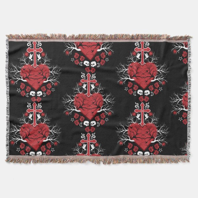 Best Gothic Gift Accessories Throw Blanket (Front)
