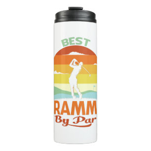 Best Grammy By Par Father's Day Golf Shirt Gift Thermal Tumbler