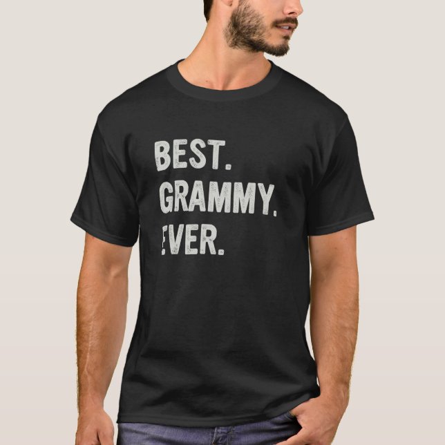 Best Grammy Ever Family Grandma T-Shirt (Front)