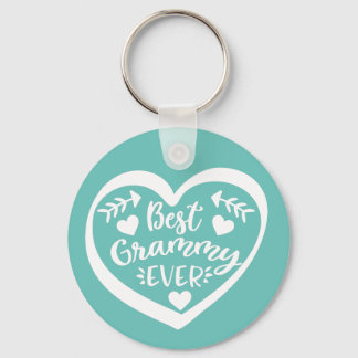 Best Grammy Ever Heart Design Key Ring