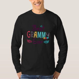 Best Grammy Ever Women Flower Decor Grandma T-Shirt