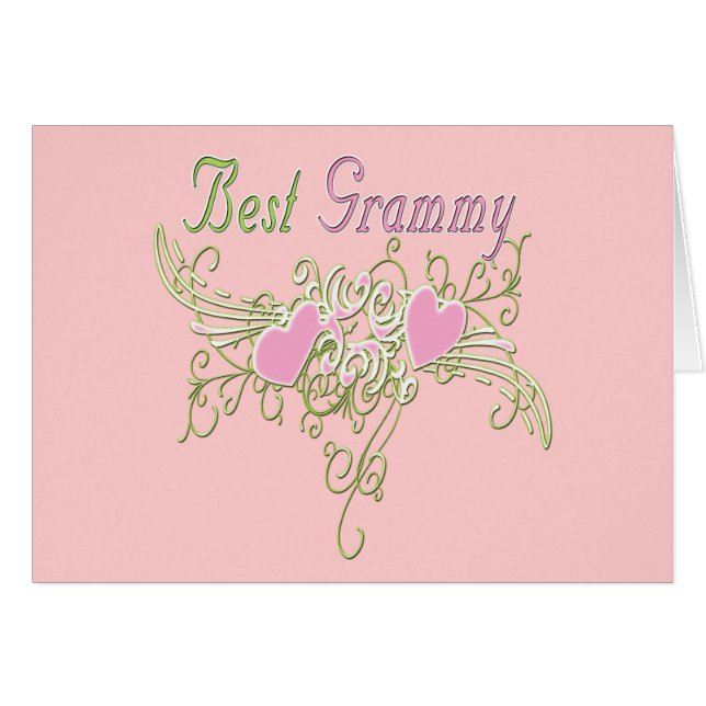 Best Grammy Swirling Hearts (Front Horizontal)
