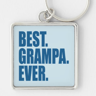 Best. Grampa. Ever. (blue) Key Ring