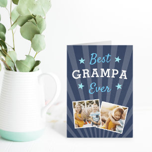 Best Grampa Ever   Father's Day Photo Card