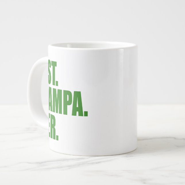 Best. Grampa. Ever. (green) Large Coffee Mug (Front Left)