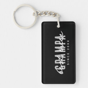 Best Grampa Ever Since 20XX Modern Simple Preppy Key Ring