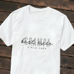 Best Grampa Ever Since 20XX Modern Simple Preppy T-Shirt<br><div class="desc">This simple and modern design is composed of san serif typography.</div>