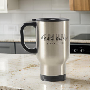 Best Grampa Ever Since 20XX Modern Simple Preppy Travel Mug