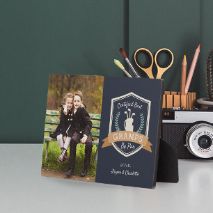 Best Gramps By Par   Golf Grandpa Photo Plaque