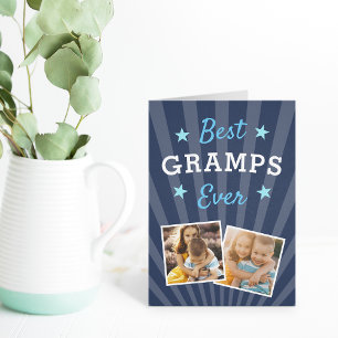 Best Gramps Ever   Father's Day Photo Card