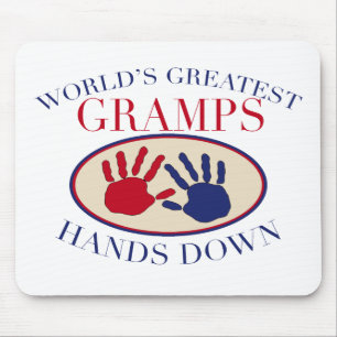 Best Gramps Hands Down Mouse Mat