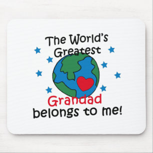 Best Grandad Belongs to me Mouse Mat
