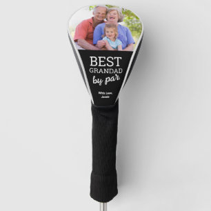 Best Grandad by par Custom Photo Father's Day Golf Head Cover