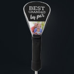 Best Grandad by par Modern Typography Custom photo Golf Head Cover<br><div class="desc">Surprise your golf-loving Grandad with a meaningful and personalised gift – our "Best Grandad by Par" photo Golf Head Cover. This custom head cover combines modern typography with a heartfelt message that will touch his heart. Customise the head cover by adding the photo of his grandchild or grandchildren, making it...</div>