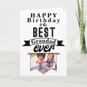 Best Grandad Ever Birthday Photo Template