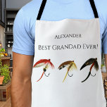 Best Grandad Ever! Fly Fish Fishermen Flyfishing   Apron<br><div class="desc">Best Grandad Ever! Fly Fish Fishermen Flyfishing Apron. Our Personalised Fishermen's products are great gifts for any reason.</div>