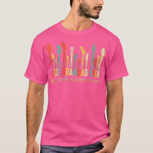 Best Grandad Ever Guitar Lover Funny Guitarist Fat T-Shirt