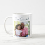 Best Grandad in the Universe - Two Square Photos Coffee Mug<br><div class="desc">Personalise this simple and modern photo mug for your grandpa (grandad, gigi etc). The template is set up ready for you to add your name and the year - you can also edit any of the sample wording if you wish. Sample text currently reads "Best Grandad in the universe", [year],...</div>