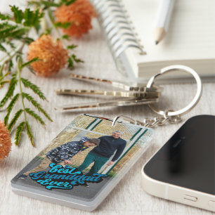 Best Granddad Ever   Grandpa Photo Key Ring