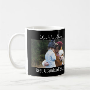 Best Granddad Ever Photo Collage White Coffee Mug