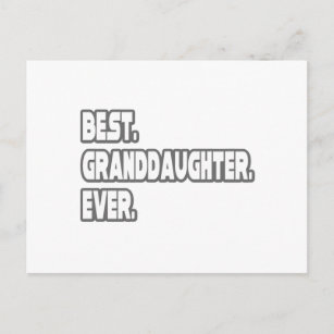 Best Granddaughter Ever Postcard