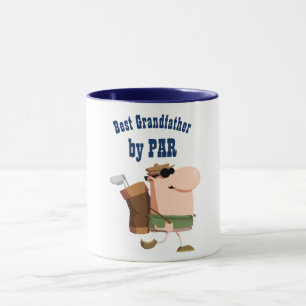 Best GRANDFATHER by PAR -Funny Golf Golfer Golfing Mug