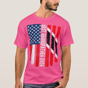 Best Grandfather Ever American Trinidad And Tobago T-Shirt