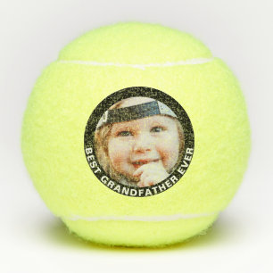 Best Grandfather Ever Child Photo II Tennis Balls